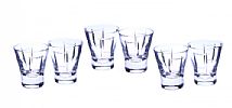 BOXED SET OF SIX TYRONE CRYSTAL TUMBLERS at Ross's Online Art Auctions