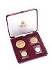 1973 ISLE OF MAN CASED FOUR COIN SET at Ross's Online Art Auctions