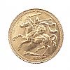 1974 ISLE OF MAN GOLD HALF SOVEREIGN at Ross's Online Art Auctions