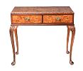 VINTAGE WALNUT CONSOLE TABLE at Ross's Online Art Auctions