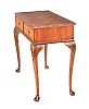 VINTAGE WALNUT CONSOLE TABLE at Ross's Online Art Auctions