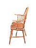 YEW WOOD SPINDLE BACK WINDSOR CHAIR at Ross's Online Art Auctions
