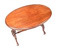 VICTORIAN OVAL MAHOGANY CENTRE TABLE at Ross's Online Art Auctions