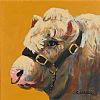 SHOW BULL by Ronald Keefer at Ross's Online Art Auctions