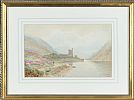 GLENVEIGH CASTLE, DONEGAL by Joseph William Carey RUA at Ross's Online Art Auctions
