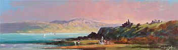 SUMMERTIME, RED BAY, CO.ANTRIM by William Cunningham at Ross's Online Art Auctions