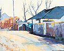 FARM BUILDINGS ARDS PENINSULA by Dennis Orme Shaw at Ross's Online Art Auctions