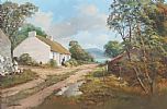 COTTAGE AT RATHMULLAN, DONEGAL by Denis Thornton at Ross's Online Art Auctions