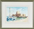 HARBOUR, CARRICKFERGUS by Garth Giffin at Ross's Online Art Auctions
