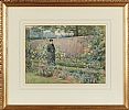 PRIEST IN THE GARDEN by Hely Smith at Ross's Online Art Auctions