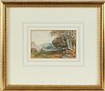 LANDSCAPE WITH CASTLE AND FIGURES by William Muller at Ross's Online Art Auctions