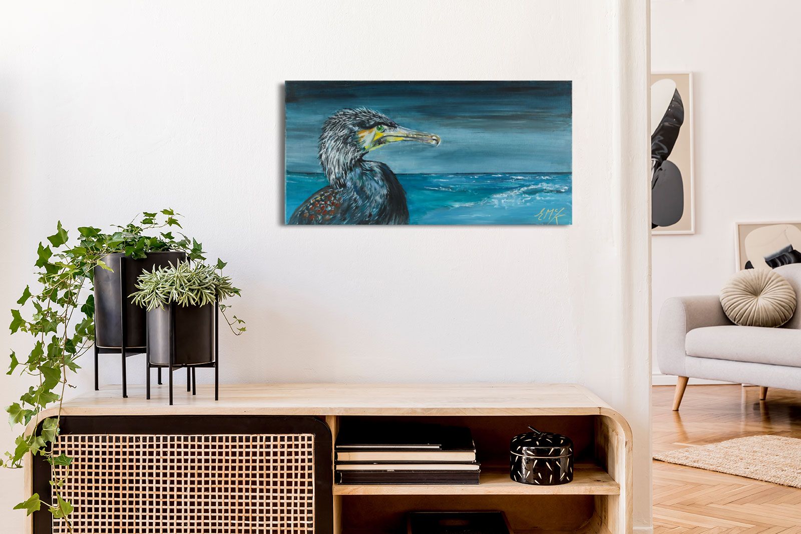CORMORANT by Eileen McKeown at Ross's Online Art Auctions
