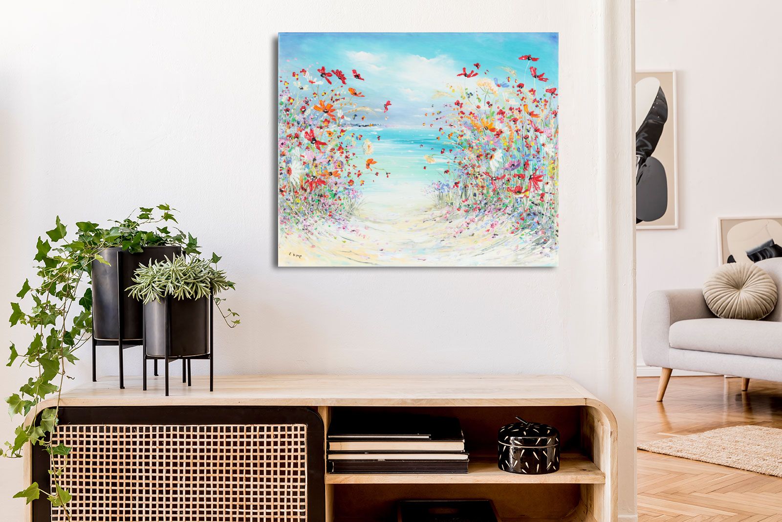 SAND DUNE BLOSSOMS by Evelina Vine at Ross's Online Art Auctions