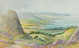 BELFAST LOUGH FROM CAVEHILL by George W.  Morrison at Ross's Online Art Auctions