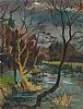 TREES BY THE RIVER II by Ivor B. Coburn RUA at Ross's Online Art Auctions