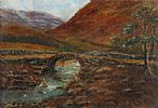 THE OLD STONE BRIDGE by J.W. Somerville at Ross's Online Art Auctions