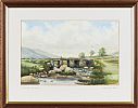 SHEEP BRIDGE, SHANKY'S RIVER, MOURNE MOUNTAINS by George Crowe at Ross's Online Art Auctions