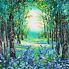 BLUEBELL WOODS by Evelina Vine at Ross's Online Art Auctions