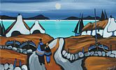 MOON OVER THE SEA by J.P. Rooney at Ross's Online Art Auctions
