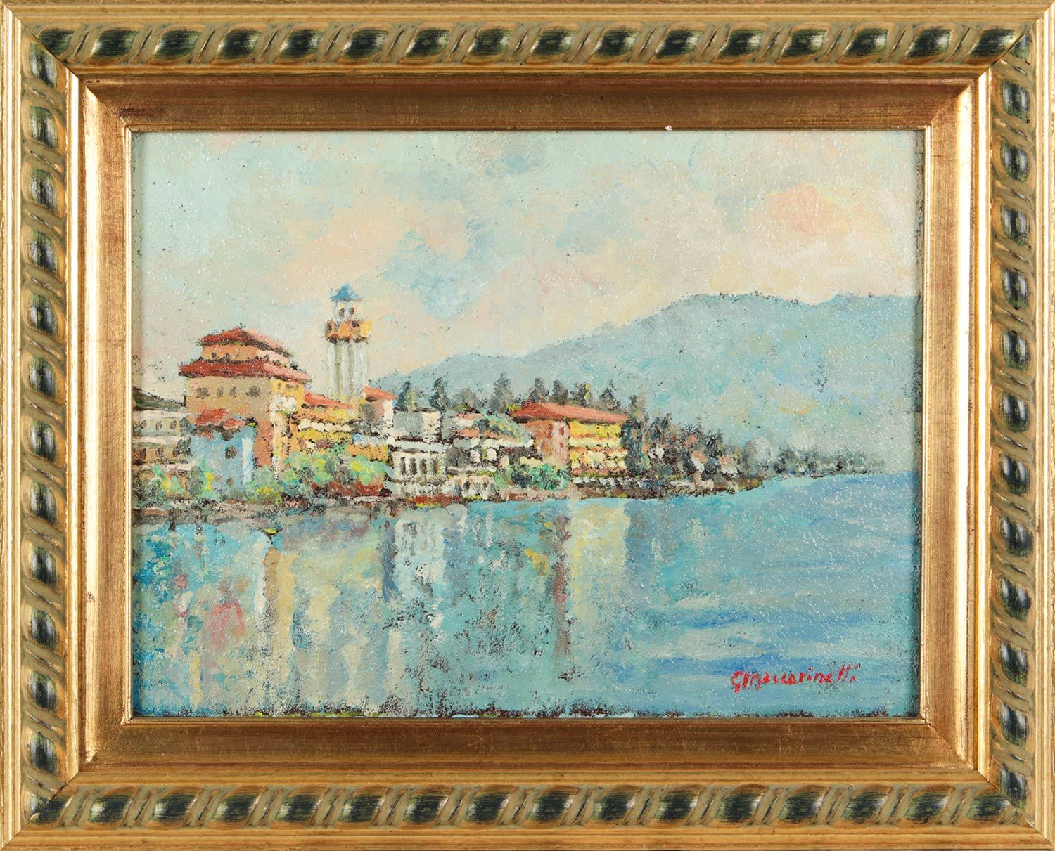 GARDONE RIVIERA by G.M.A Carinelli at Ross's Online Art Auctions