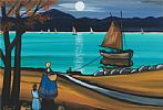 MOONLIT BAY by J.P. Rooney at Ross's Online Art Auctions
