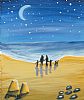 BEACH WALK BY MOONLIGHT by John Ormsby at Ross's Online Art Auctions