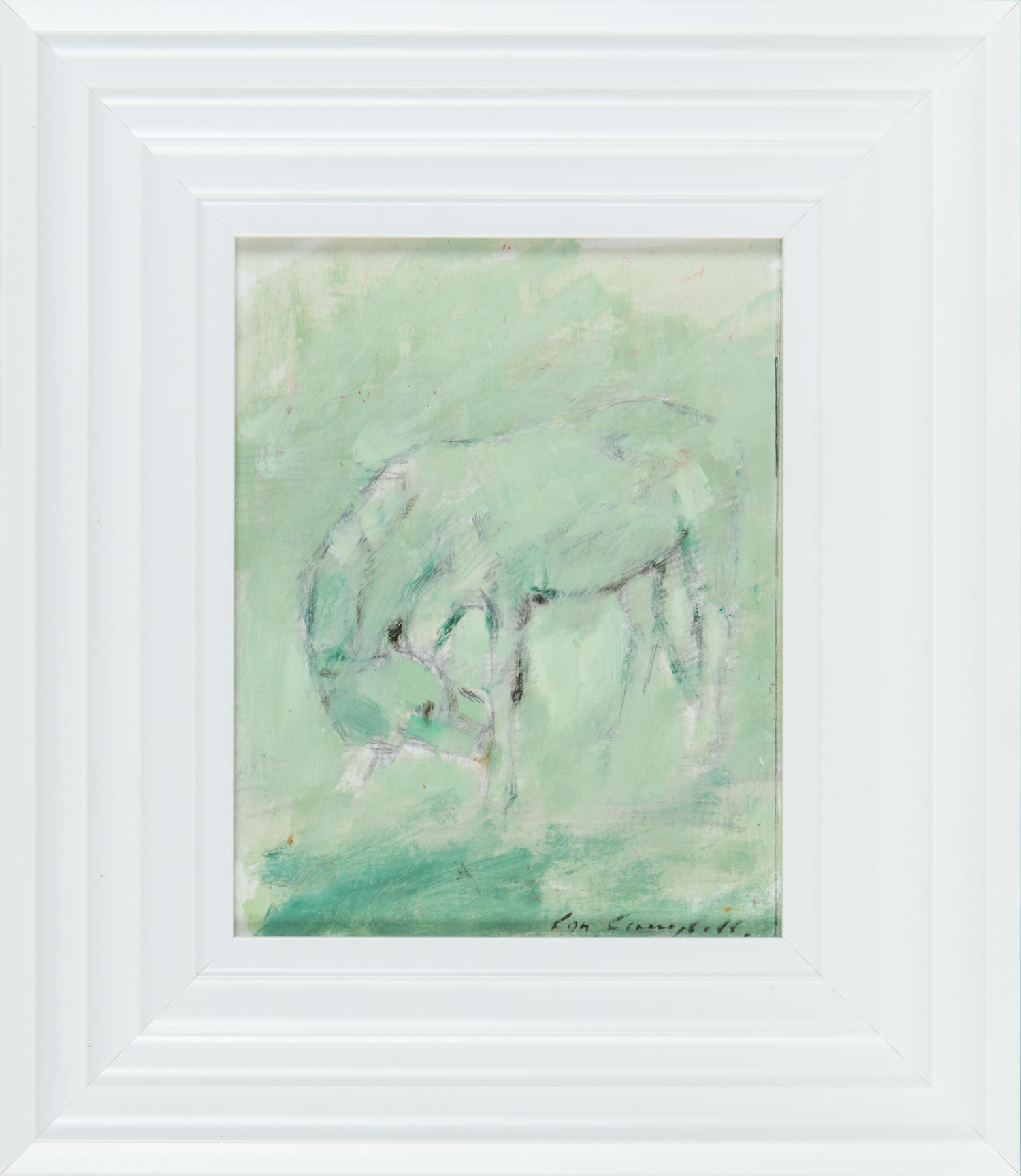 HORSE SCRATCHING by Con Campbell at Ross's Online Art Auctions