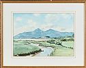 THE MOURNES FROM BLACKSTAFF BRIDGE by Lydia De Burgh at Ross's Online Art Auctions