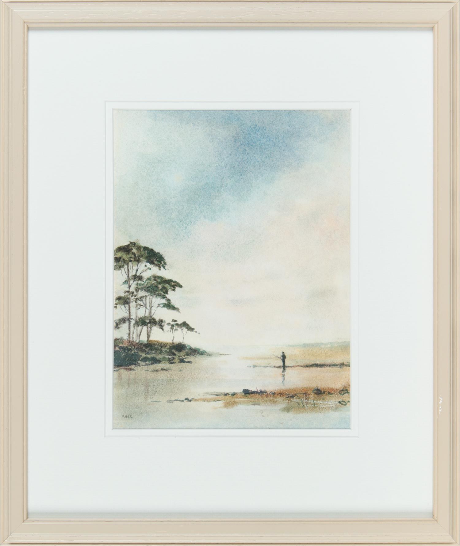 EARLY MORNING FISHING by Tom Kerr at Ross's Online Art Auctions