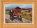 THE TURF CART IN THE GLENS by Donal McNaughton at Ross's Online Art Auctions