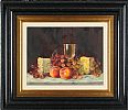 STILL LIFE, FRUIT AND CHEESE by Loraine Christie at Ross's Online Art Auctions