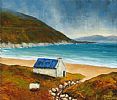 SHEEP AT KEEM BAY, ACHILL ISLAND by Sean Loughrey at Ross's Online Art Auctions