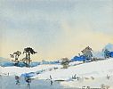 WINTER LANDSCAPE by George C. Morrison RUA at Ross's Online Art Auctions