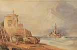 DOVER BEACH by W.S. Croydon at Ross's Online Art Auctions
