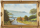 GLENARM, COUNTY ANTRIM by Andrew Hill at Ross's Online Art Auctions