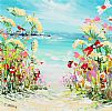 SEASIDE FLOWERS by Evelina Vine at Ross's Online Art Auctions