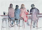 THIS IS THE LIFE GIRLS by Miriam Morrissey at Ross's Online Art Auctions