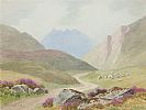 SLIEVE BEARNAGH , MOUNTAINS OF MOURNE by Joseph William Carey RUA at Ross's Online Art Auctions
