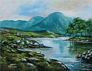 DERRYCLARE, CONNEMARA by Niall Campion at Ross's Online Art Auctions