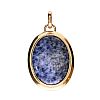 9CT GOLD AGATE PENDANT at Ross's Online Art Auctions