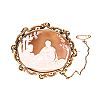 GOLD CAMEO BROOCH at Ross's Online Art Auctions