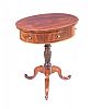 FINE GEORGIAN INLAID MAHOGANY LAMP TABLE at Ross's Online Art Auctions