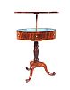 FINE GEORGIAN INLAID MAHOGANY LAMP TABLE at Ross's Online Art Auctions