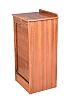 MAHOGANY TAMBOUR FRONT FILING CABINET at Ross's Online Art Auctions
