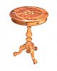 ITALIAN STYLE INLAID WALNUT LAMP TABLE at Ross's Online Art Auctions