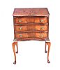 MAHOGANY THREE DRAWER PEDESTAL at Ross's Online Art Auctions