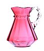 VICTORIAN RUBY GLASS WATER JUG at Ross's Online Art Auctions