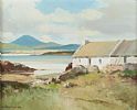 COTTAGE , CONNEMARA by Maurice Canning Wilks ARHA RUA at Ross's Online Art Auctions