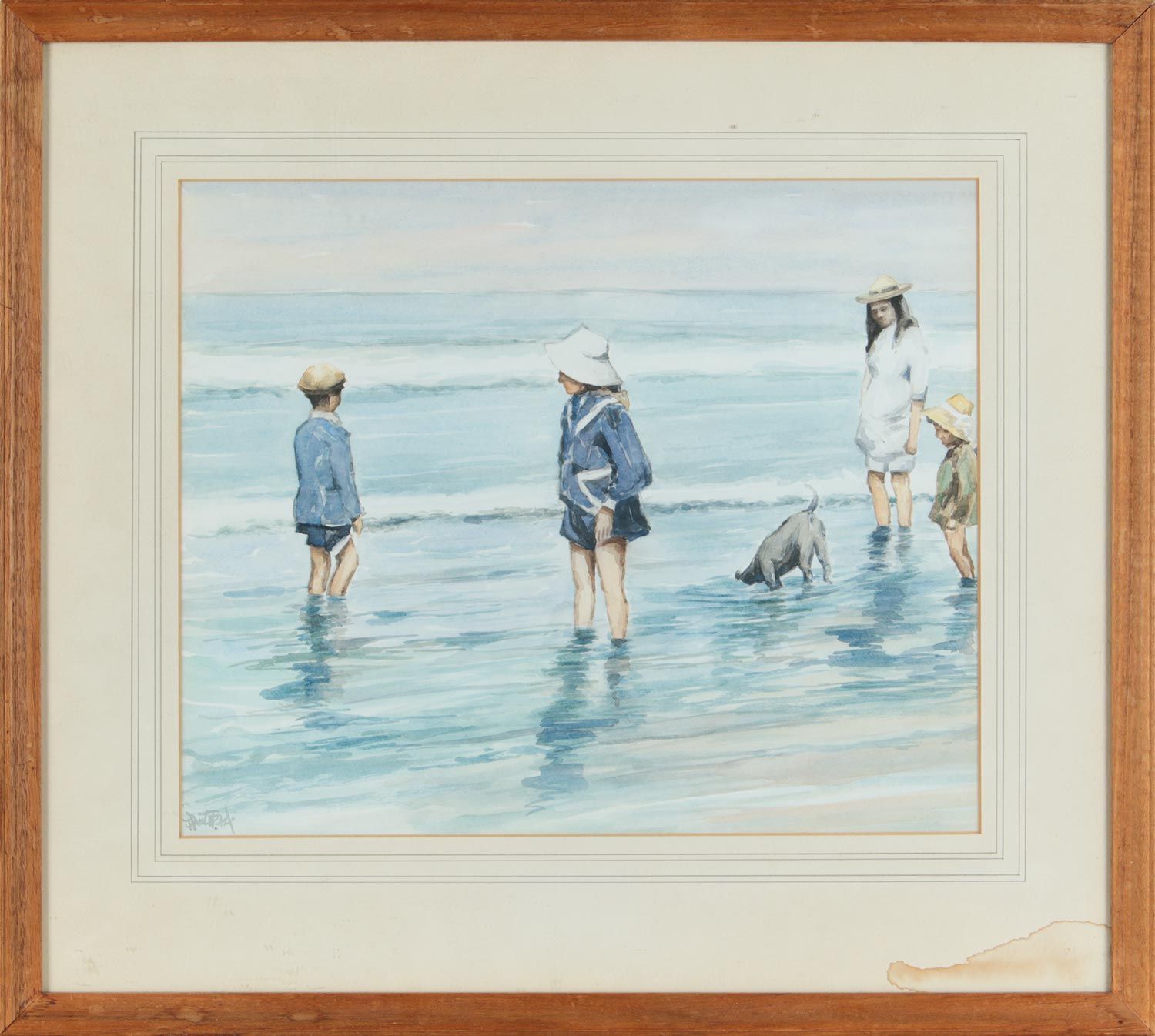 AT THE SEASIDE by James Dunlop at Ross's Online Art Auctions