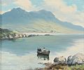 LOUGH FEE, CONNEMARA by William Henry Burns at Ross's Online Art Auctions